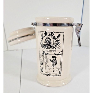 California Pantry‎ Classic Ceramics December 2003 Canister Tight Seal Lid 7.5"